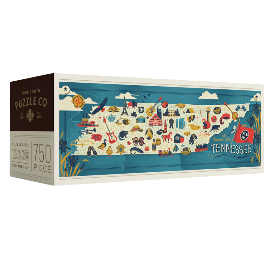 750 piece puzzle of the state of tennessee
