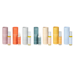 Thistle Farms Roll On Healing Essential Oils group picture.