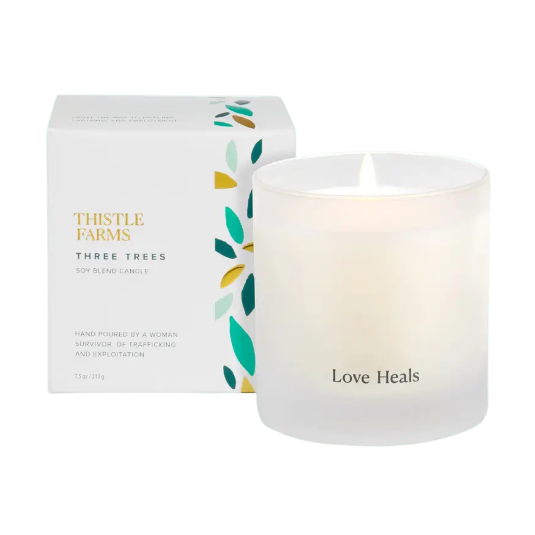7.5 oz soy wax candle. 