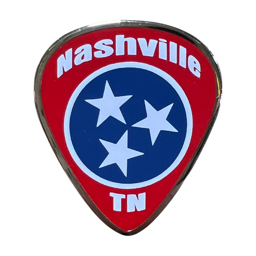 Tristar Pick Enamel Lapel Pin
