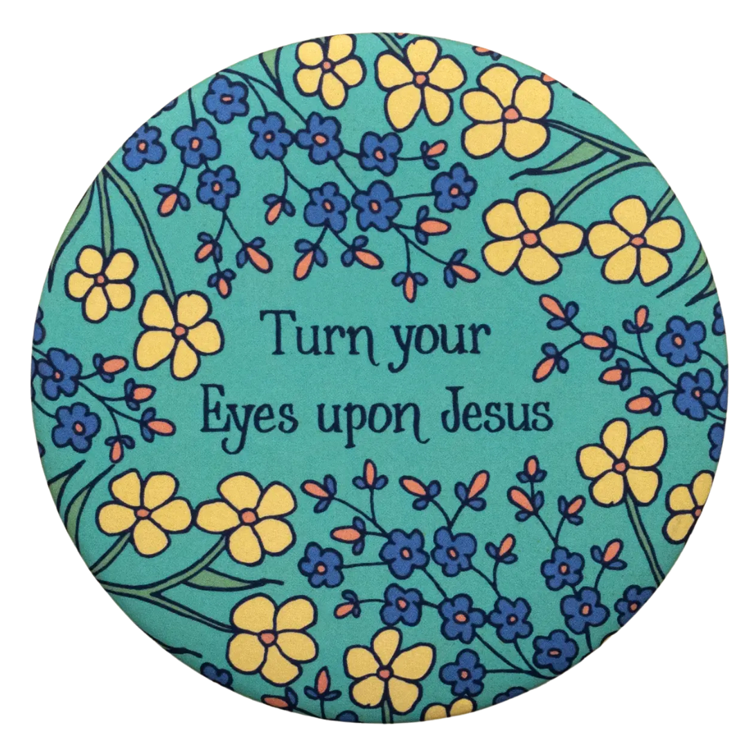 3" refrigerator magnet with hymn title 