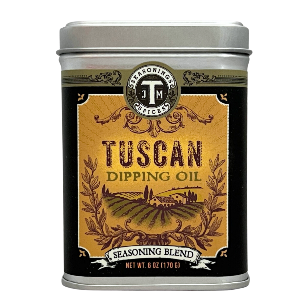 Tuscan Dipping Oil 6 oz seasoning tin. 