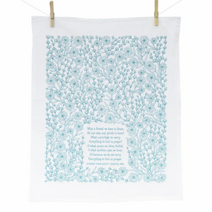What a Friend We Have in Jesus Hymn Tea Towel
