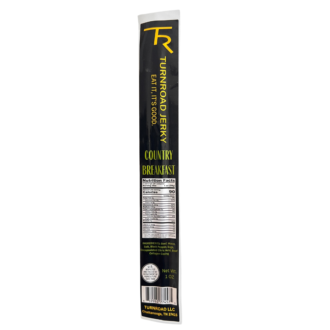 1 oz 100% beef jerky stick.