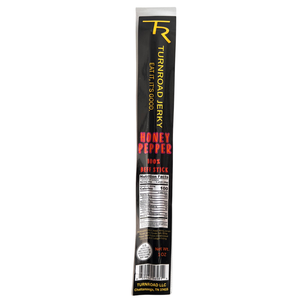 1 oz 100% beef jerky stick.