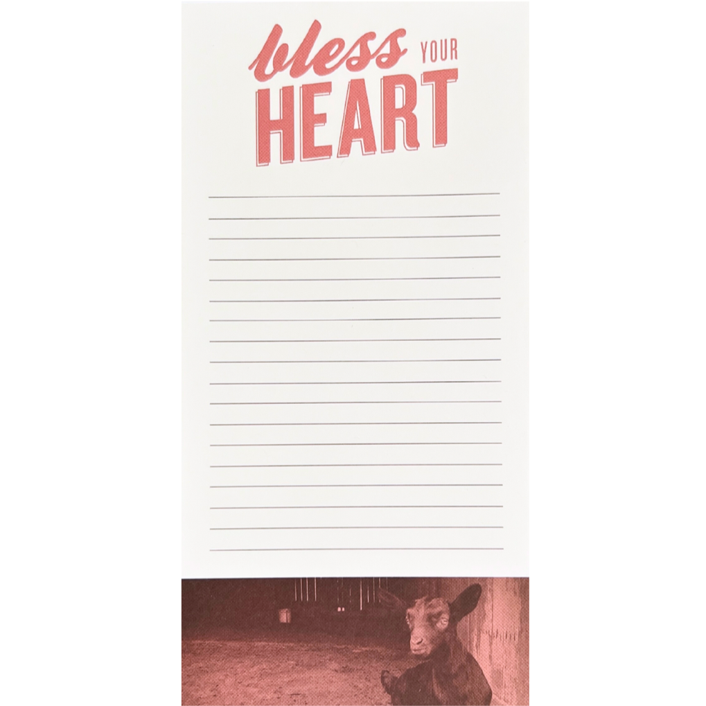 Bless Your Heart Notepad