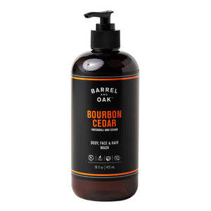 16 oz all in one body wash for men in pump bottle. 