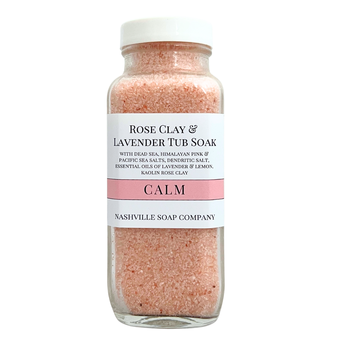 Calm Rose Clay Lavender Tub Soak