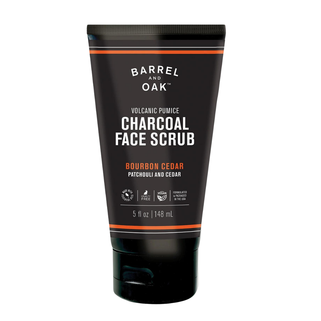 Bourbon Cedar Charcoal Face Scrub