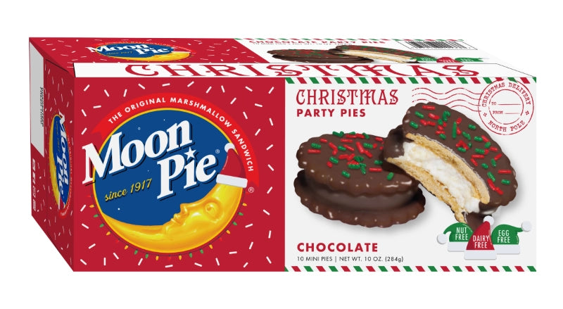 Mini Christmas MoonPies 12 Count Box
