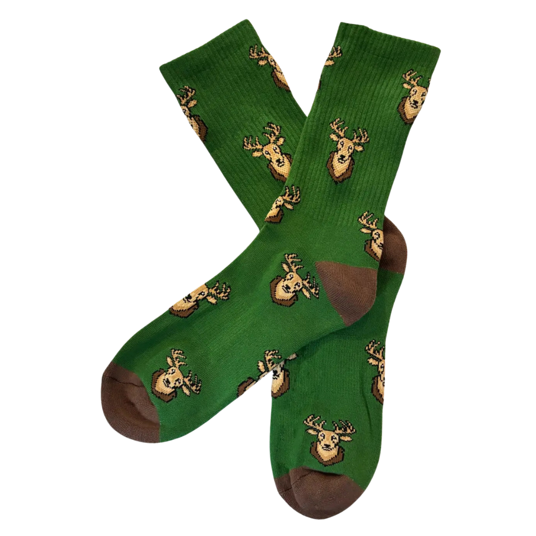 Deer Head Gym Socks
