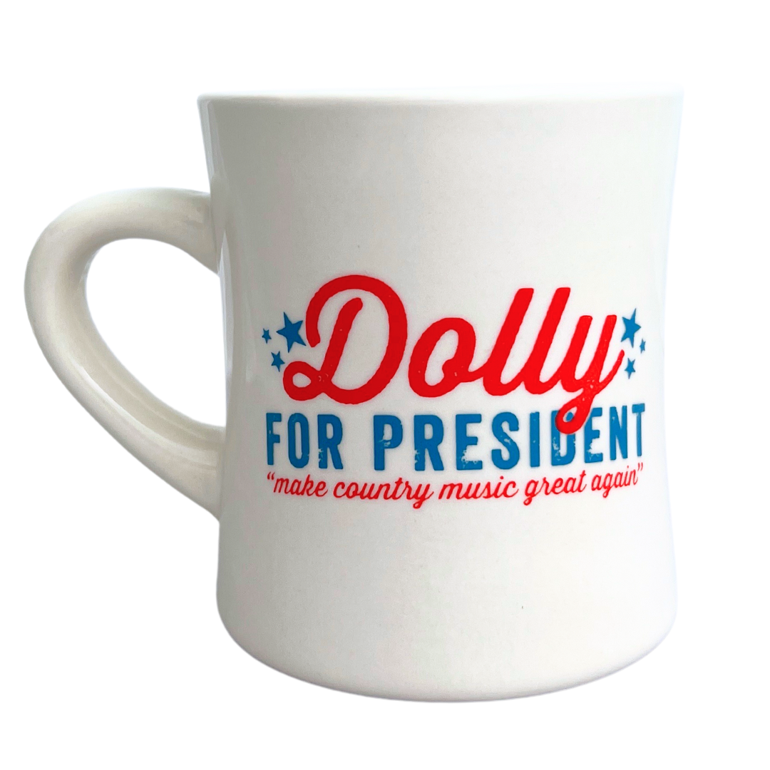 heavy ceramic diner style mug. 