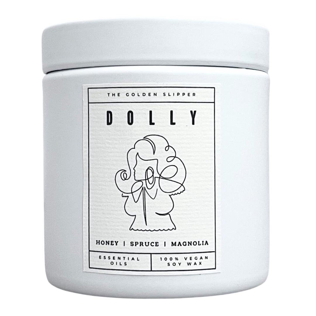 White Dolly Candle