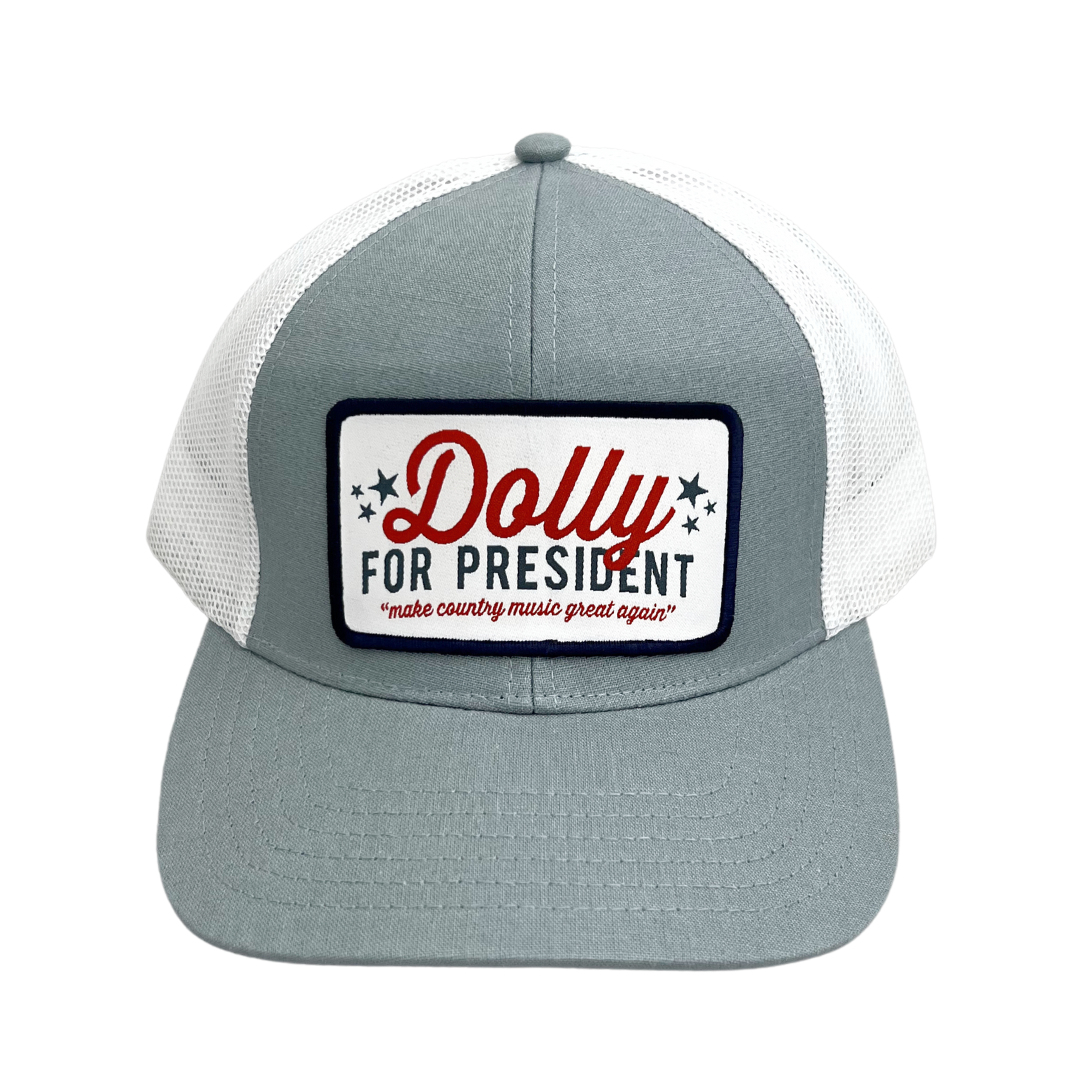 Dolly for President Patch Trucker Hat
