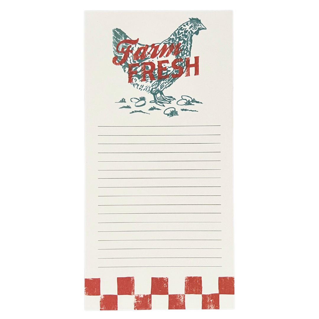 Farm Fresh Notepad