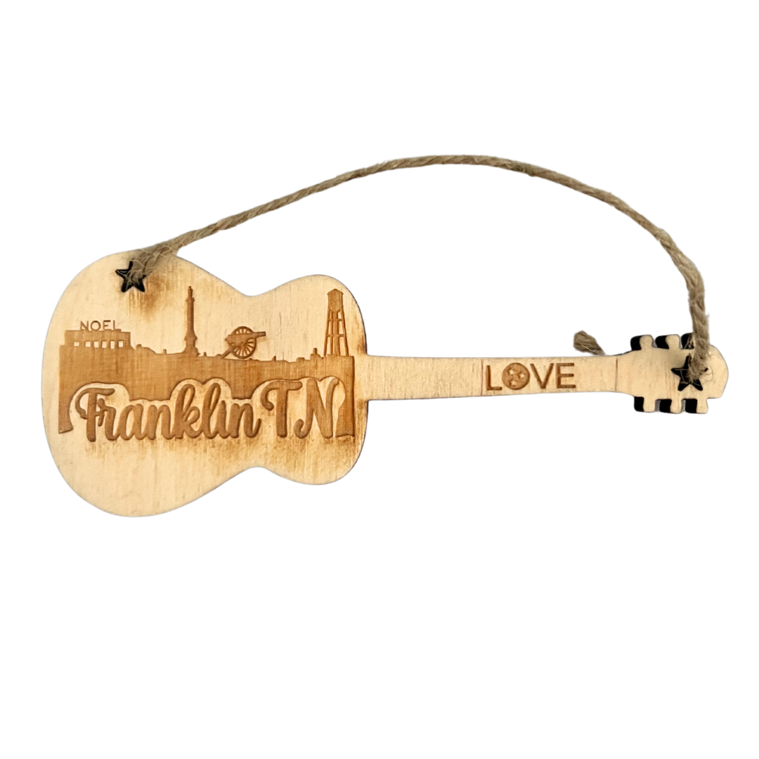 Franklin Guitar Ornament