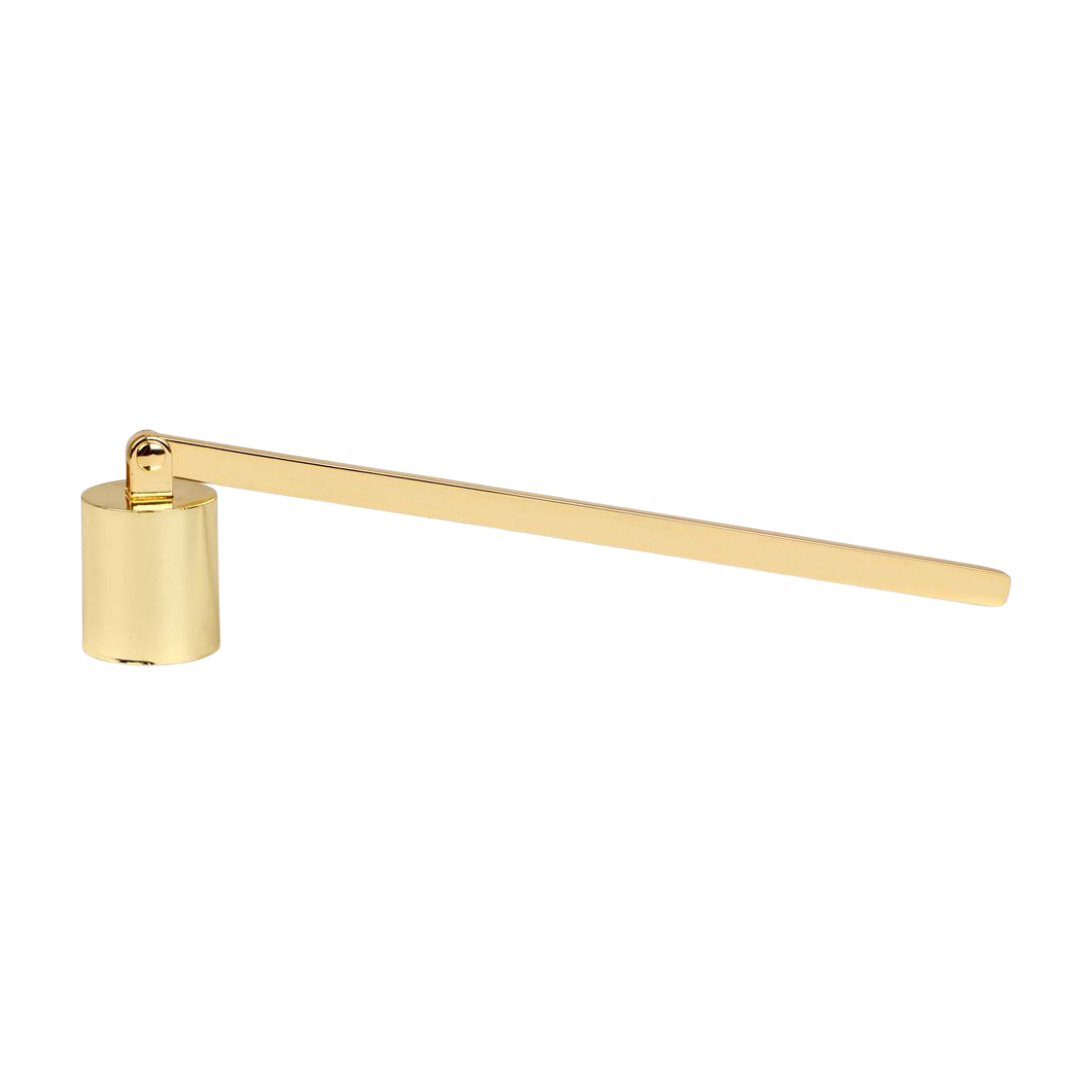 Step up your candle game with this fancy gold candle snuffer from Paddywax. Say goodbye to that smoke. Impress your guests!