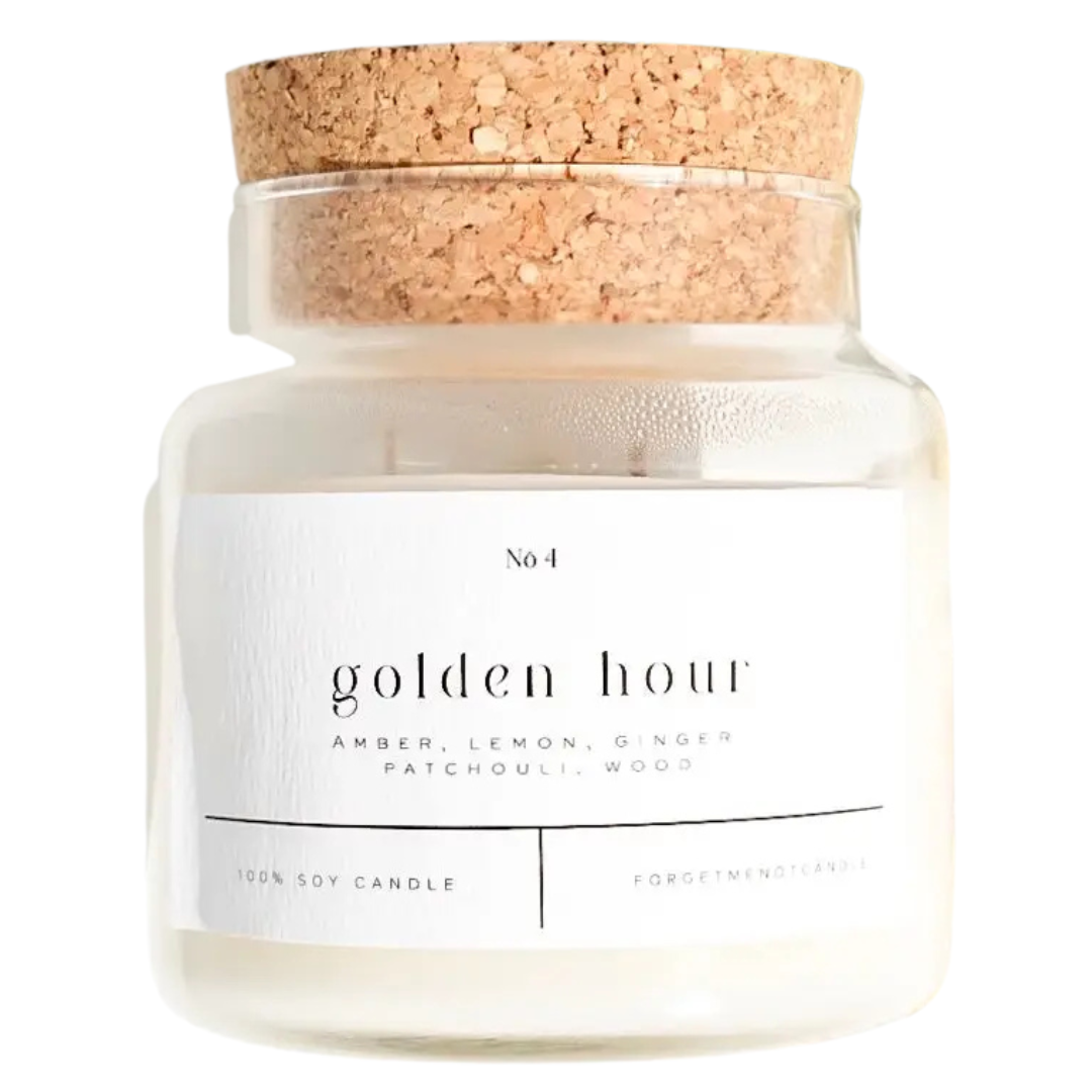 22 oz 100% soy wax candle.