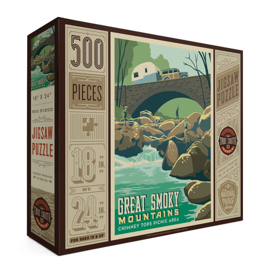 Great Smoky Mountains Chimney Tops Puzzle