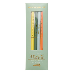 Slim Metal Pen Set - Any Color