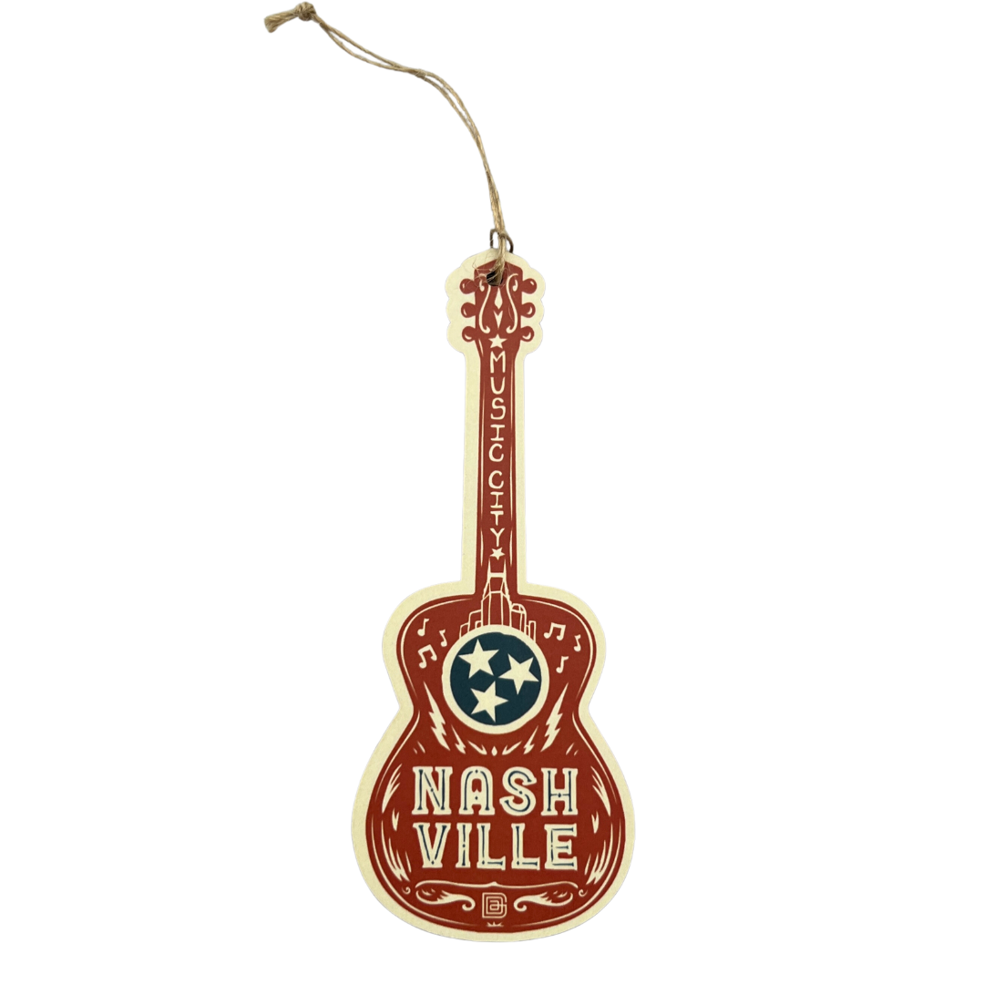 Spirit of Nashville Guitar Ornament