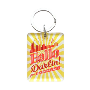 Acrylic keychain.