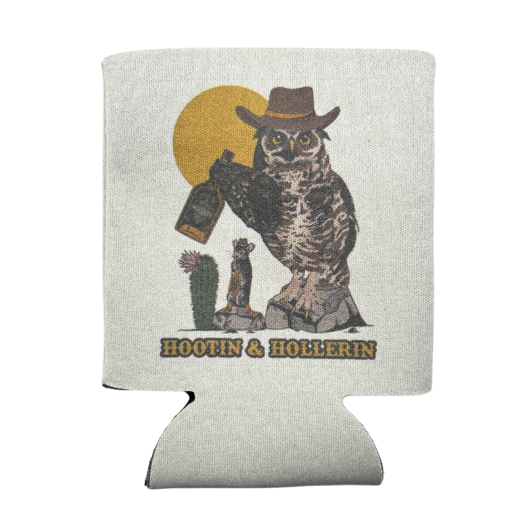 Keep your drink cold with this can hugger from Cluster Funk Studio.