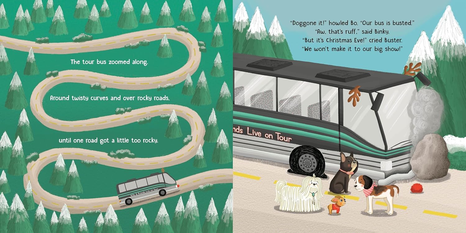 Holiday picture book featuring Dolly Parton's god-dog Billy the Kid.