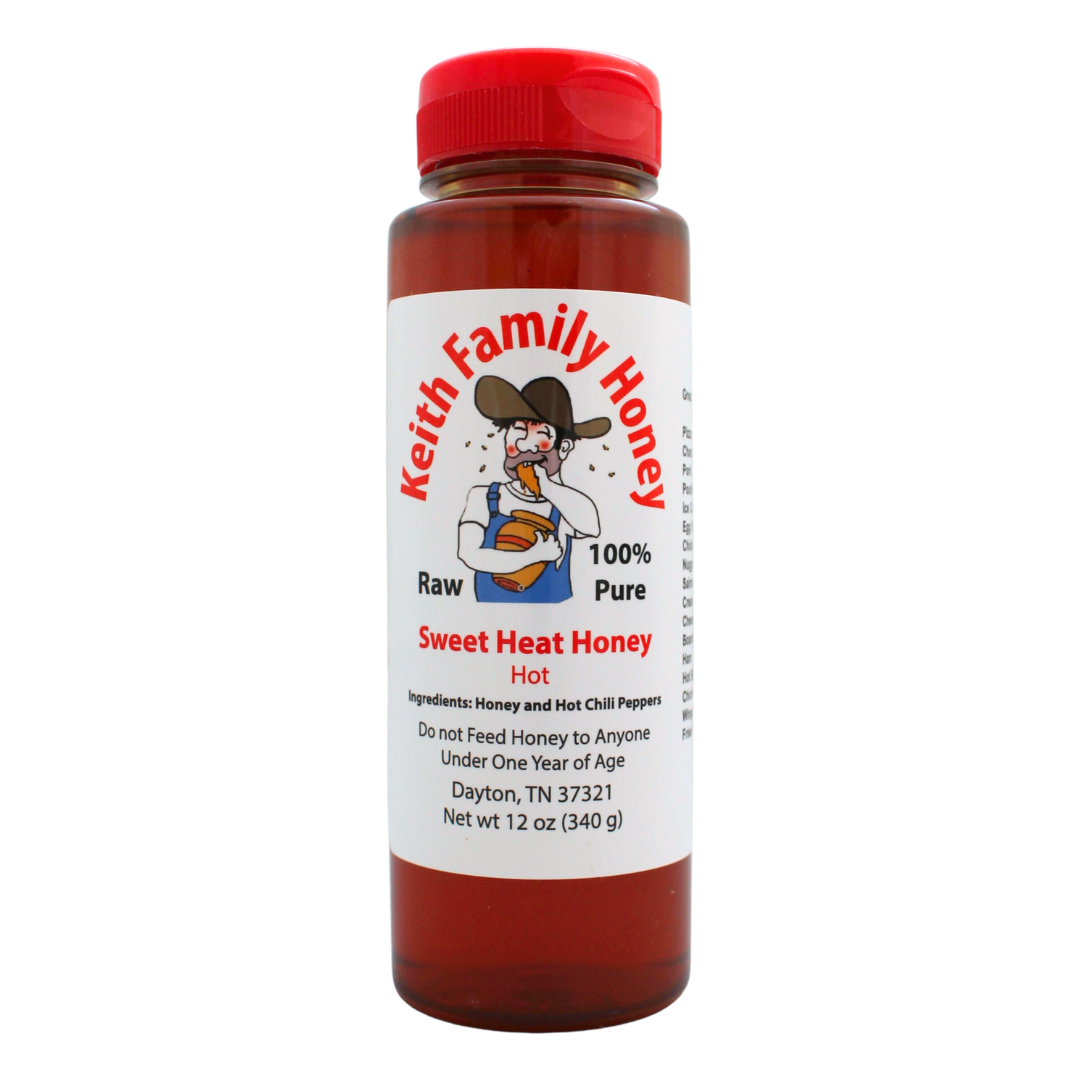 Sweet Heat Hot Honey 12 oz squeeze bottle. 