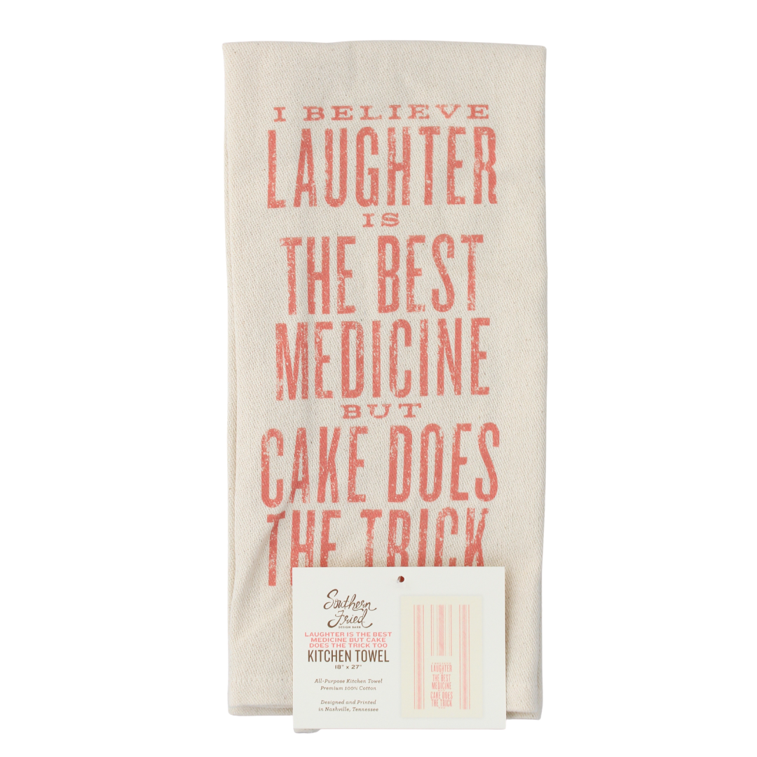 Laughter is the Best Medicine Kitchen Towel