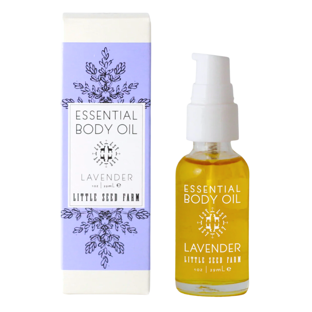 1 oz Lavender scented body oil. 
