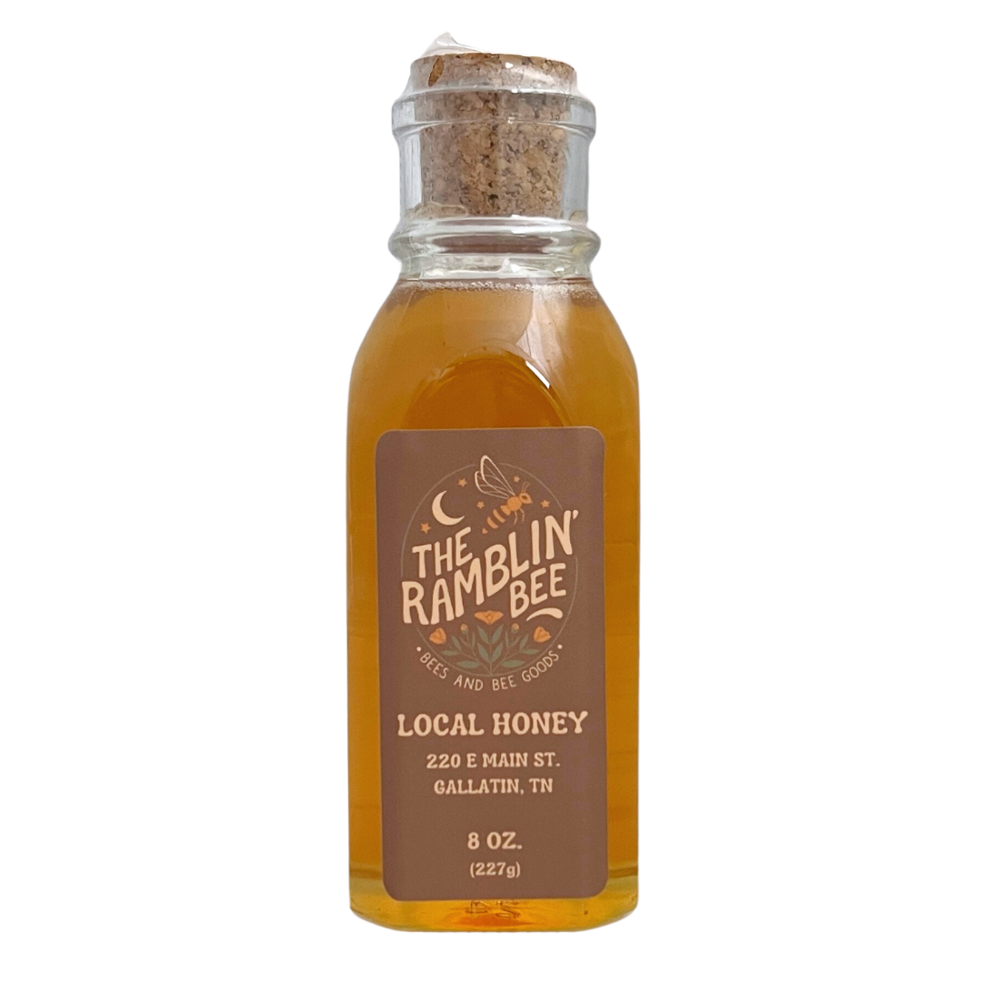 The Ramblin Bee Local Honey 8oz