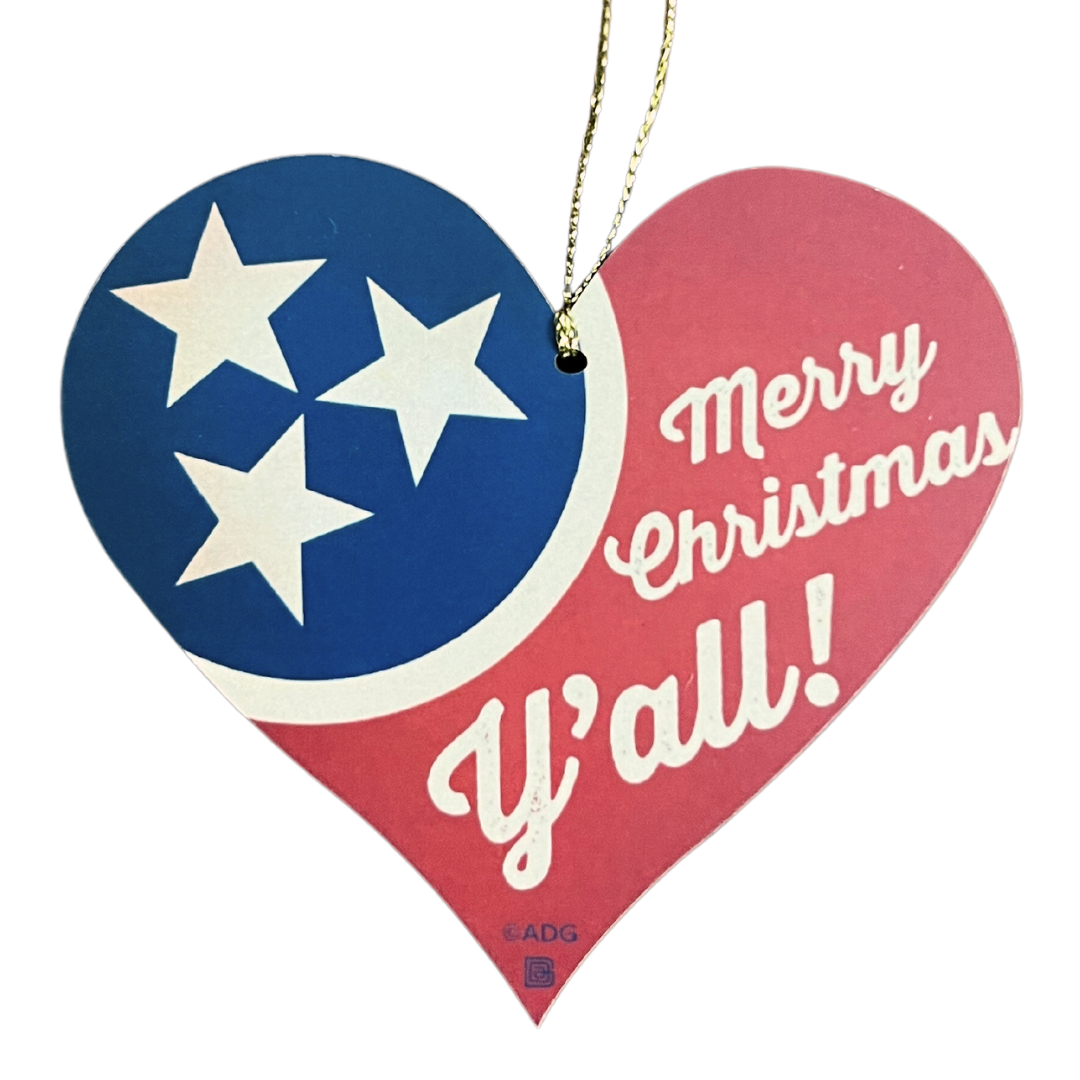 Merry Christmas Y'all Ornament