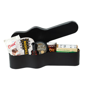 nashville themed souvenirs in a mini guitar case. 