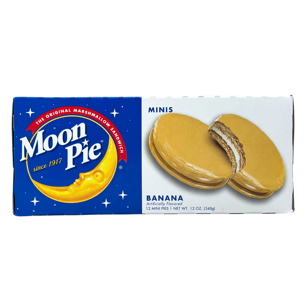 Box of 12 Mini Banana Moonpies.