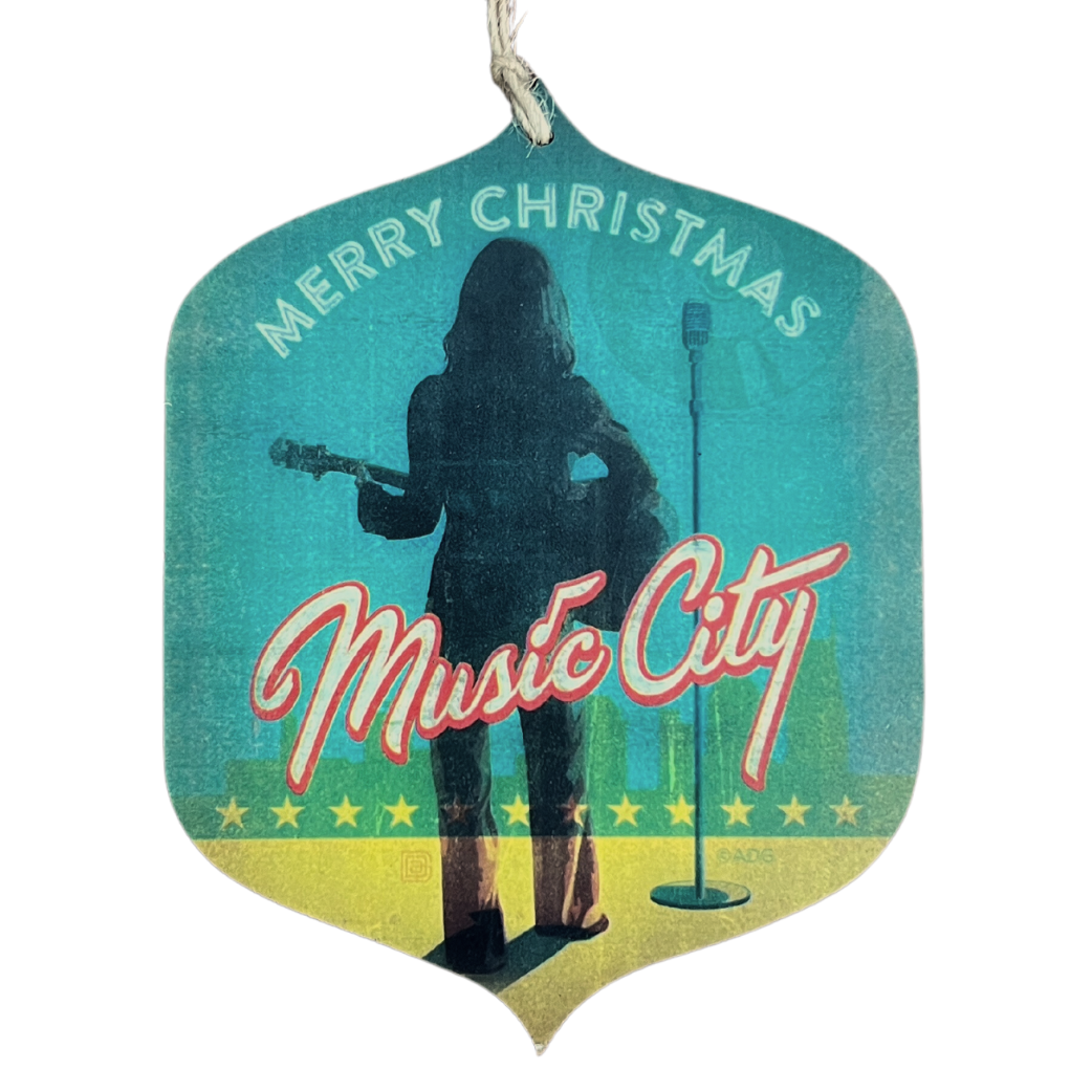 Music City Woman Ornament