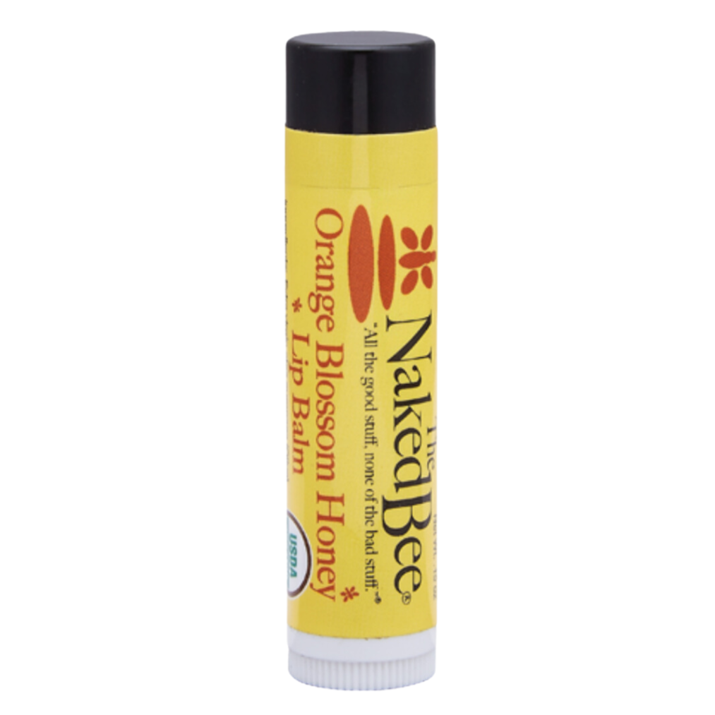 Orange blossom honey scented lip balm.