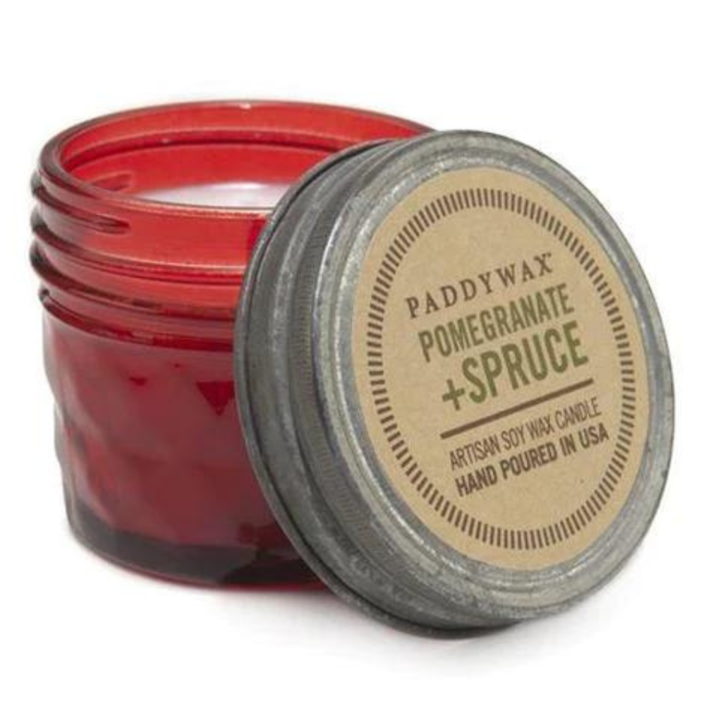 Pomegranate and Spruce Relish 3oz Jar Candle