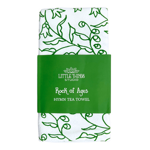 Rock of Ages Hymn Tea Towel