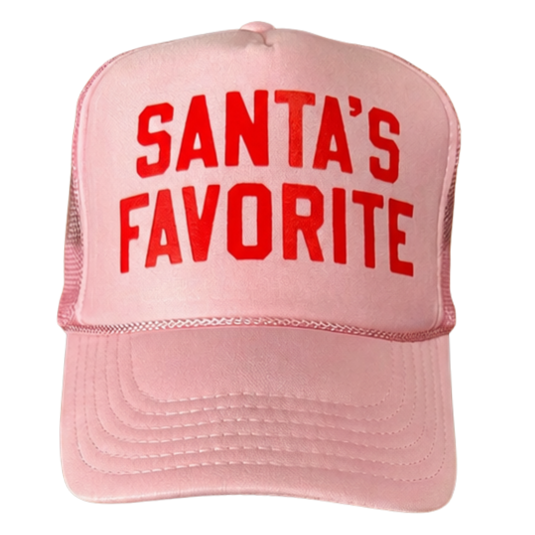 Santa's Favorite Trucker Hat