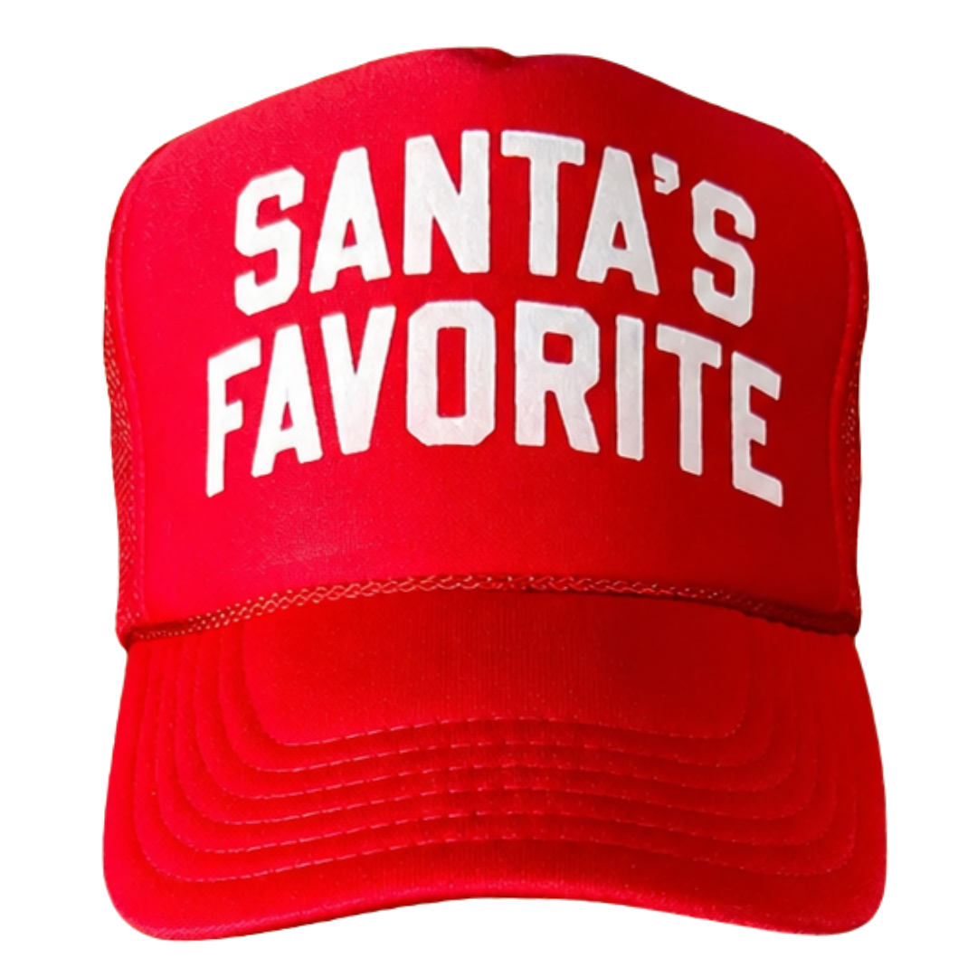 Santa's Favorite Trucker Hat