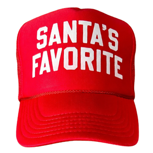 Santa's Favorite Trucker Hat