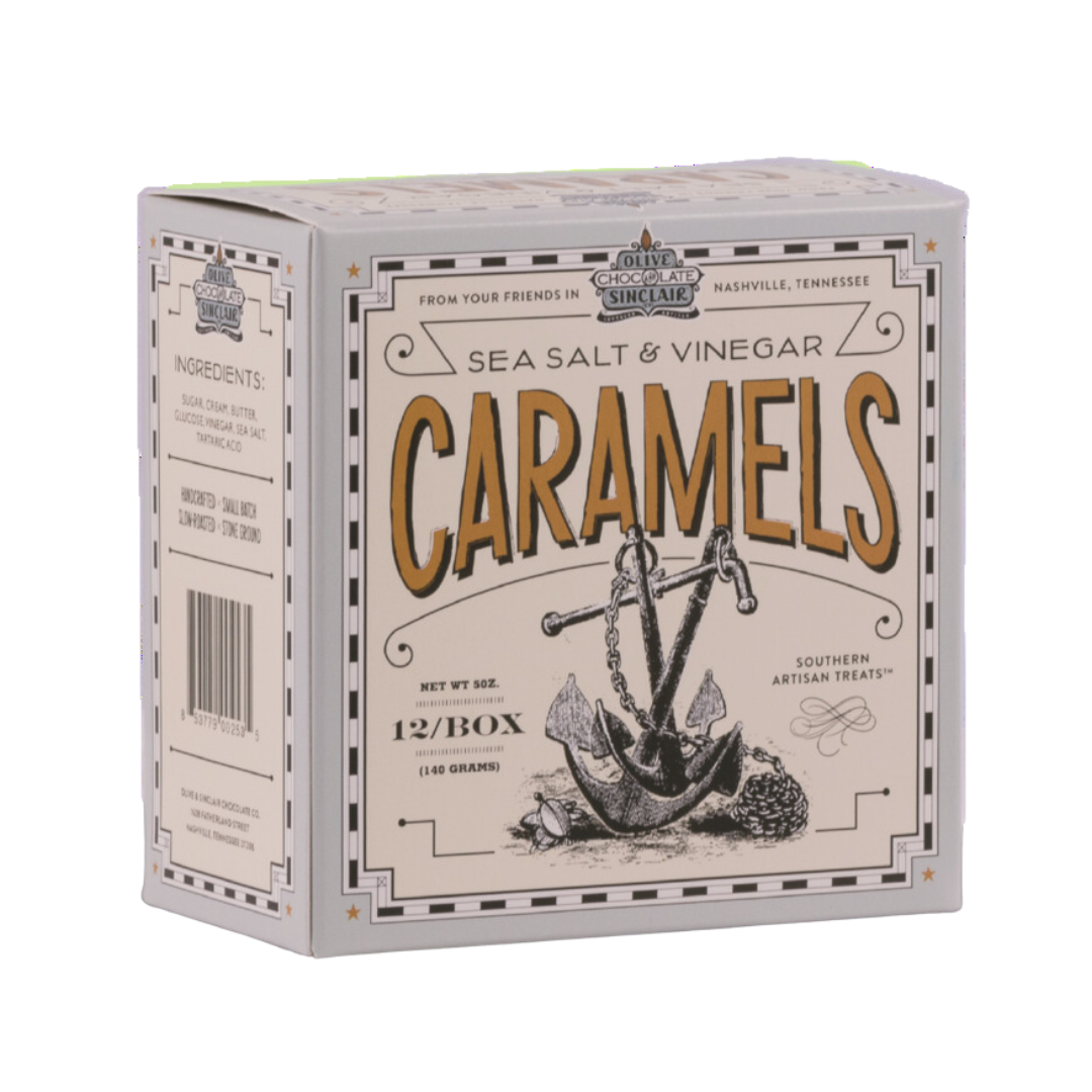 Olive & Sinclair Sea Salt & Vinegar Caramels