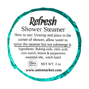 Refresh Lemon Mint Shower Steamer