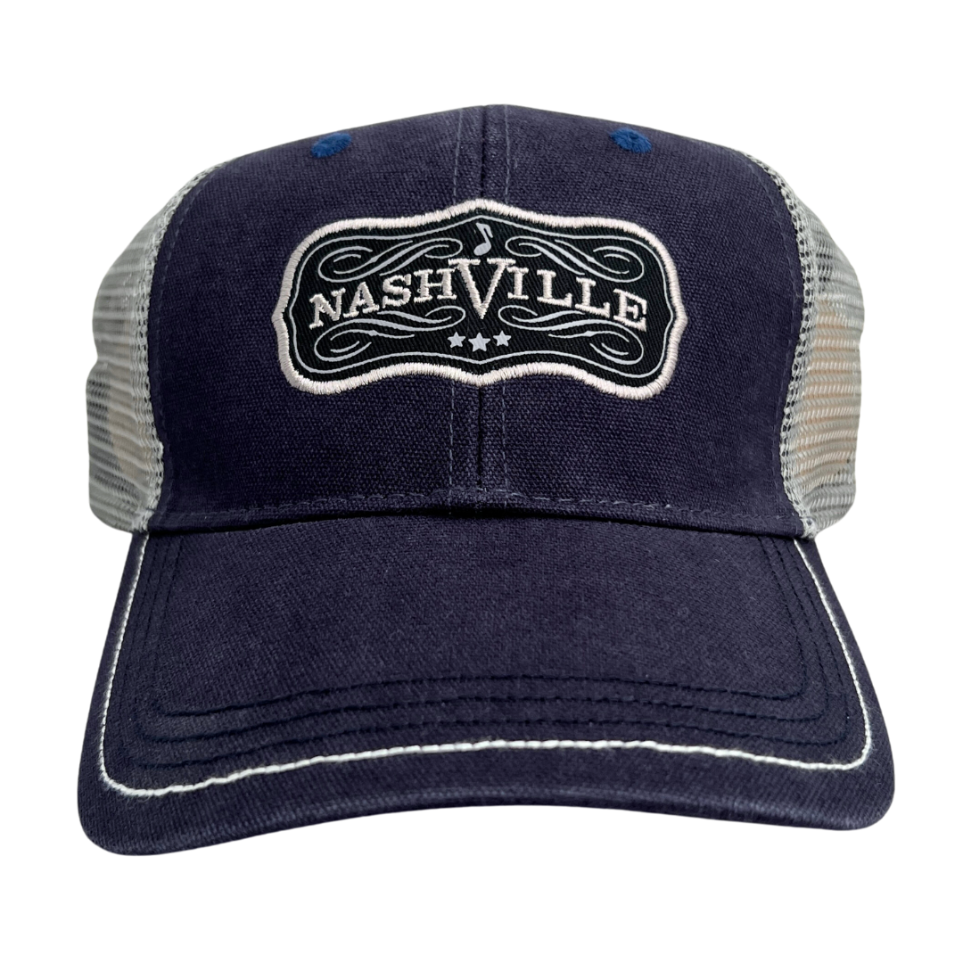 Nashville Blue and Silver Hat