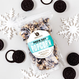 Snow Day Oreo Cheesecake Popcorn