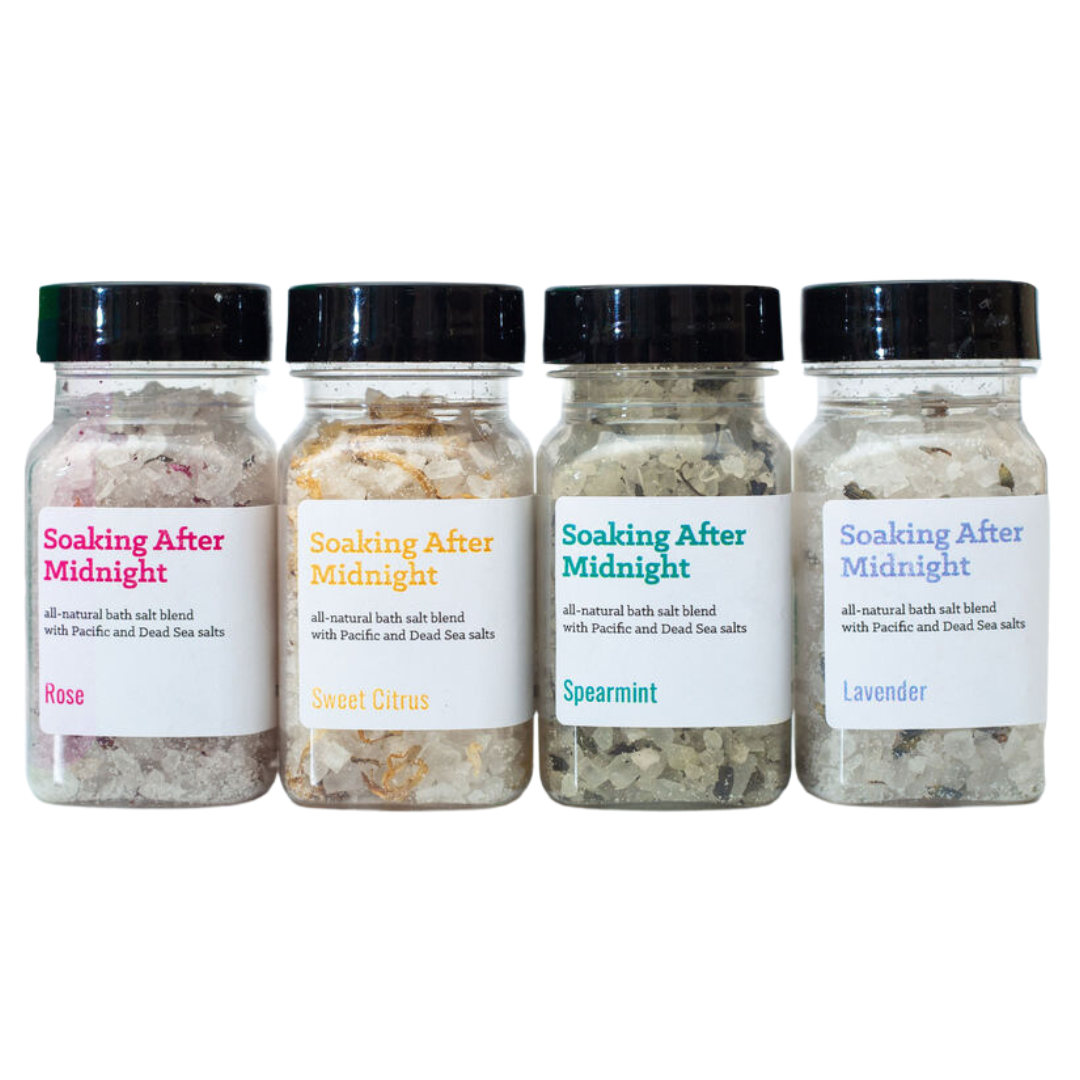 Music City Suds Bath Salts Travel Size Set of 4
