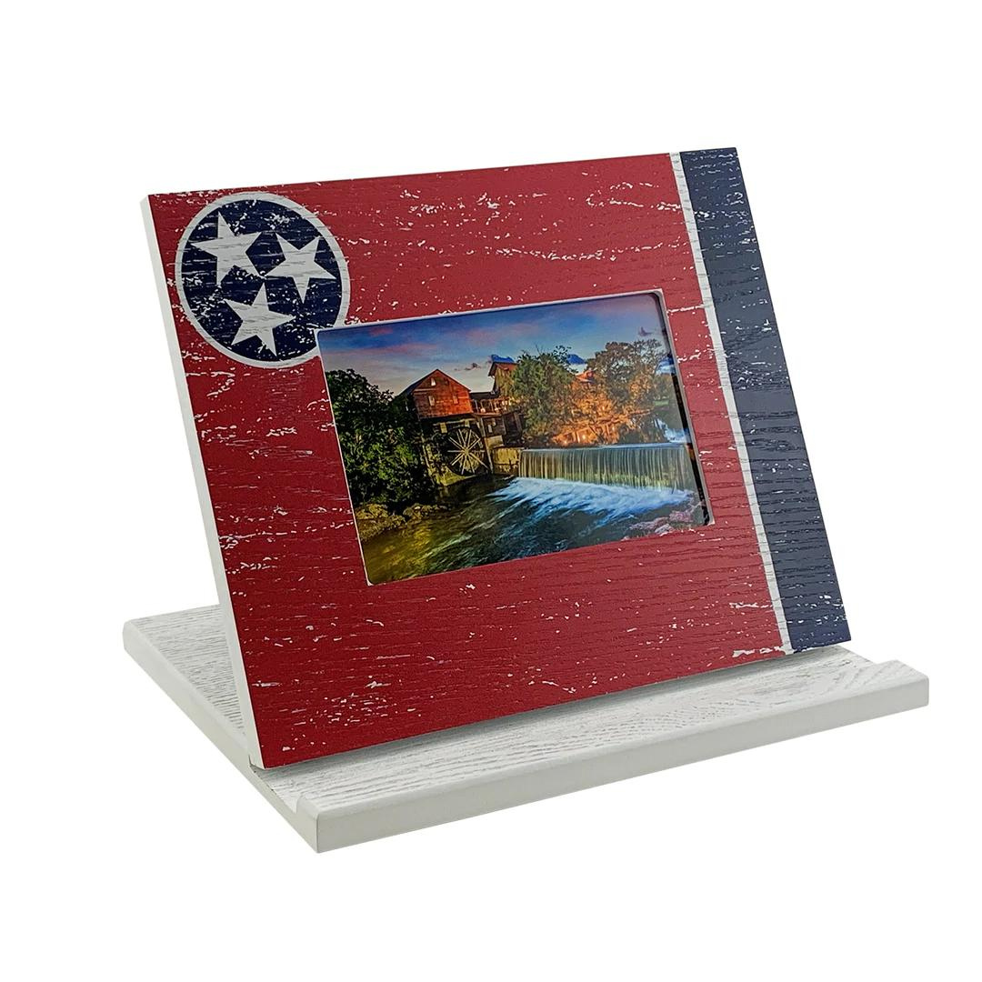 Tennessee Flag Frame and Tablet Stand