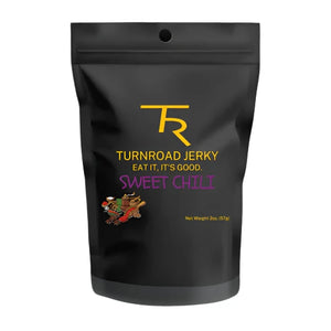 2 oz bag of hand cut beef jerky.