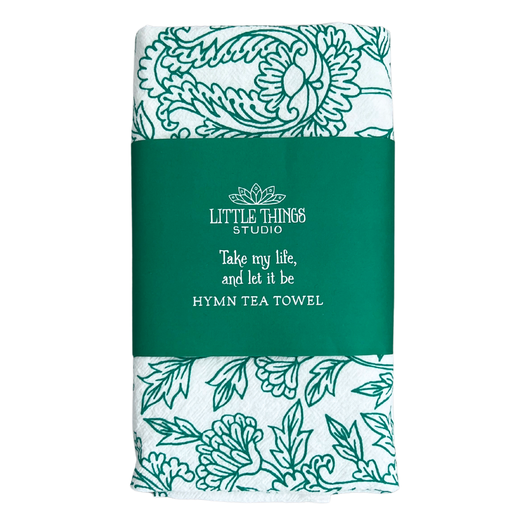 Take My Life and Let It Be Hymn Tea Towel